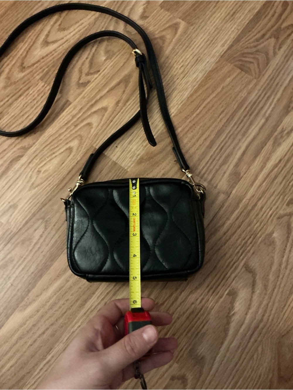 Universal Thread Black Quilted Crossbody Bag - Classic Women's Shoulder Bag - Picture 7 of 7